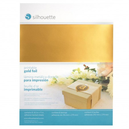 Papel Metálico Imprimible Silhouette