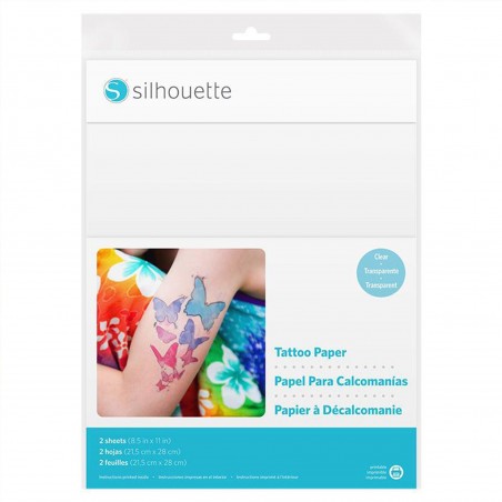 Papel para Tatuajes Imprimible Silhouette