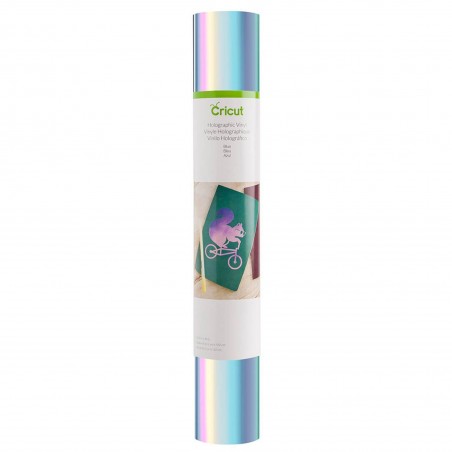 Vinil Cricut Holográfico Azul 30.5 x 122 cm 2011349
