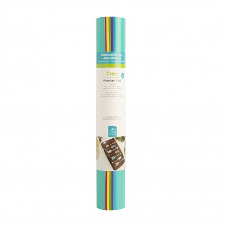 Vinil Cricut Removible Tropical Surtido (6) 30.5 x 30.5 cm 2011599