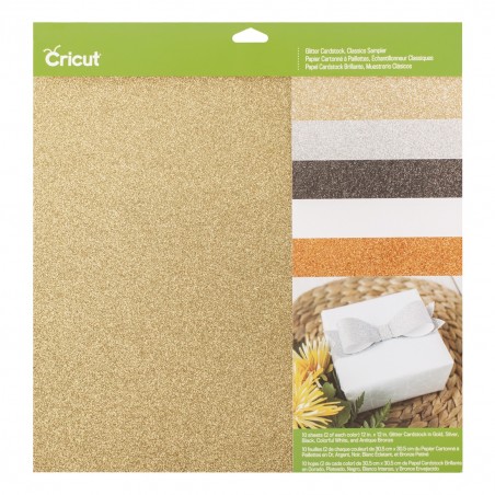 Cartulina Glitter Cricut Classics Surtido (10) 30.5 x 30.5 cm 2003713