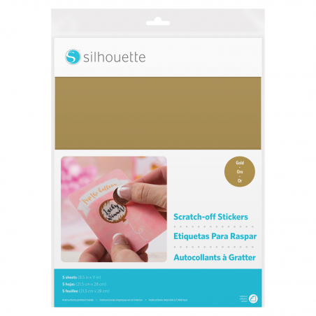 Hojas Adhesivas para Raspar Silhouette