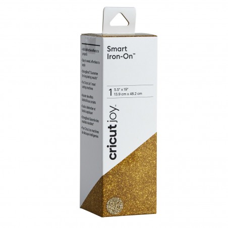 Vinil Iron-on Smart Cricut Joy Glitter Dorado 14 x 48 cm 2007221