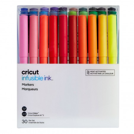 Marcadores Infusible Ink Cricut Punto Mediano 1.0 mm (30) 2012171