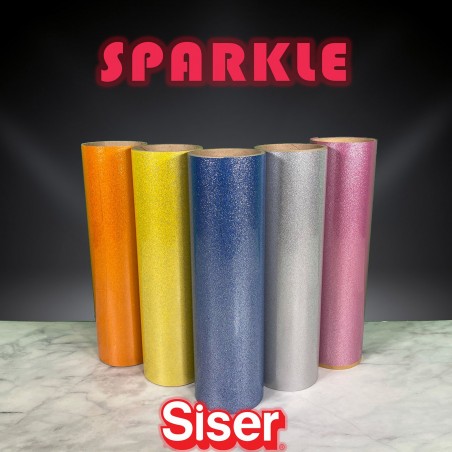 Pie de Vinil textil tipo diamantina Siser Sparkle 12´´