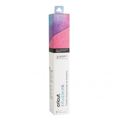 Hojas Infusible Ink Cricut Watercolor Splash (2) 30.5 x 30.5 cm 2006776