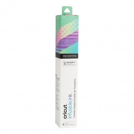 Hojas Infusible Ink Cricut Mermaid Rainbow (4) 30.5 x 30.5 cm 2006768