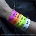 Pulseras de papel Tyvek Desechable Amarillo Neón 3/4´´ x 10´´