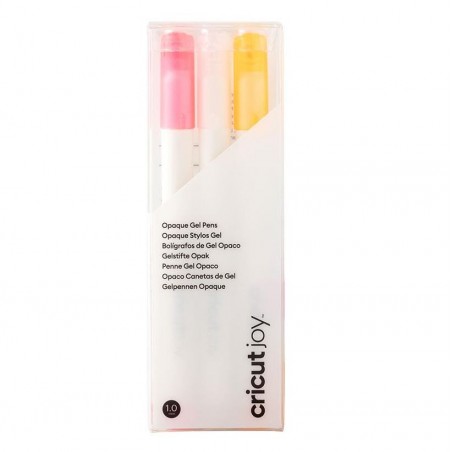 Plumas Gel Opacas Cricut Joy 1.0 mm Blanco Rosa Naranja (3) 2009380