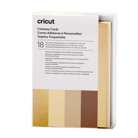 Cartulina Tarjetas Cricut Neutrals Surtido R10 (18) 2009485