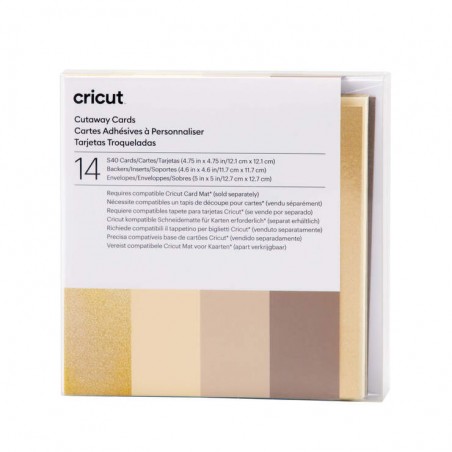 Cartulina Tarjetas Cricut Neutrals Surtido S40 (14) 2009487