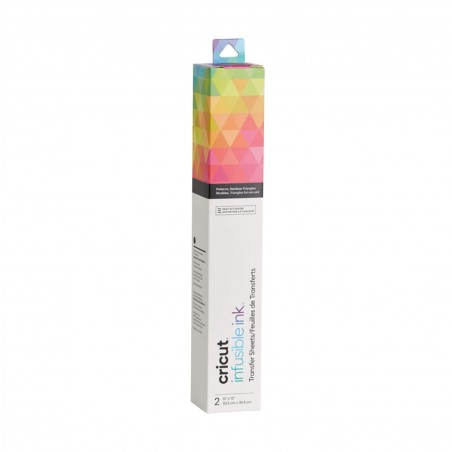 Hojas Infusible Ink Cricut Rainbow Triangle (2) 30.5 x 30.5 cm 2008115