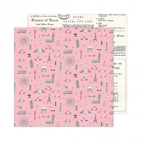 Papel Doble Cara Adventure 12x12´´ Maggie Holmes Round Trip | 34013649