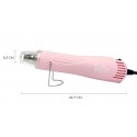 Pistola De Calor Para Relieve Bi-color Rosa Luster