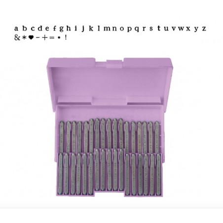 SELLOS ALFABETO MINÚSCULAS SERIF WER 35PZ 60000216