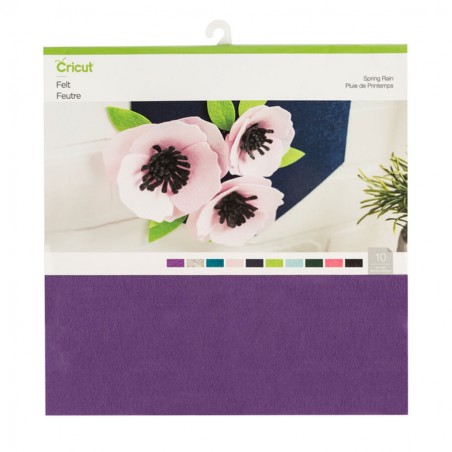 Fieltro Cricut Spring Rain Surtido (10) 30.5 x 30.5 cm 2005167