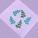 Perforadora Papel y Foamy Planta 1.5" Quelli
